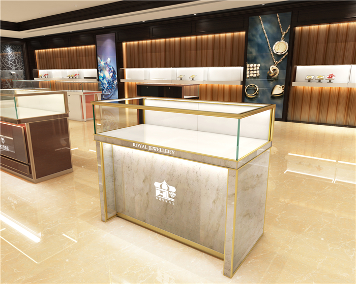玻璃珠寶展示柜,首飾飾品柜臺(tái)