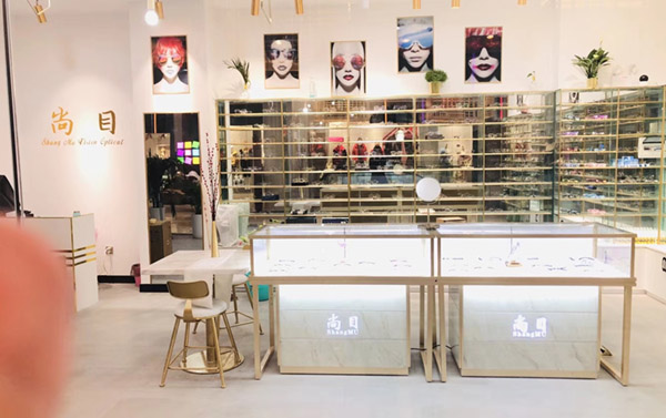 定制珠寶展示柜,玻璃珠寶柜臺(tái),鴻鈦珠寶展柜廠家